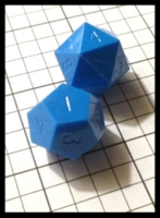Dice : Dice - DM Collection - Windmill Opaque Blue - Ebay Sept 2012